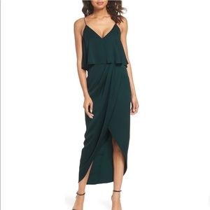 Shona Joy Tulip Top dress, color emerald